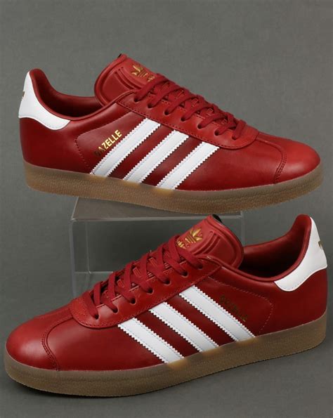 adidas originals gazelle shoes red.